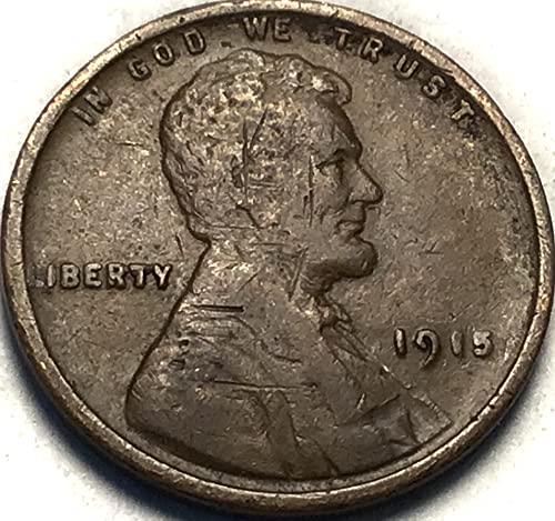 1915. p Lincoln Wheat Penny Prodavač vrlo dobro