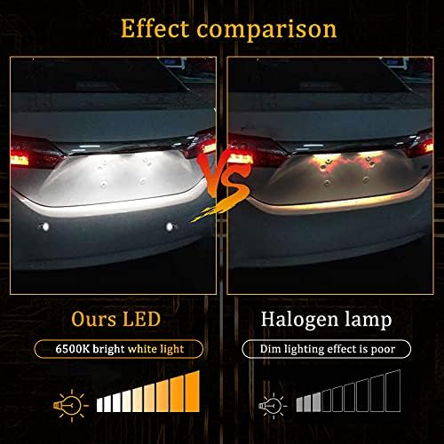 Maimiao LED pozadinsko osvjetljenje registarske pločice CanBus bez greške 18 SMD 6000k xenon bijele stražnja svjetla za VW Caddy Mk3
