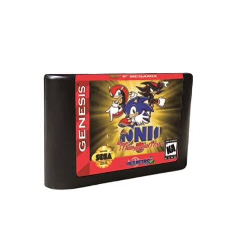 Royal Retro SonicEd Megamix - USA Label Flashkit MD Electroless Gold PCB kartica za Sega Genesis Megadrive Video Game Console