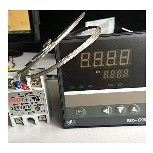 REX-C900 Multi-input PID regulator temperature REX-C900FK02-V*AN + MAX.40A SSR + 1M TERMOLUGE SOBA K