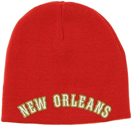NBA mladosti New Orleans Pelicans Reverzibilni šešir s pletenim manžetom, crvena veličina