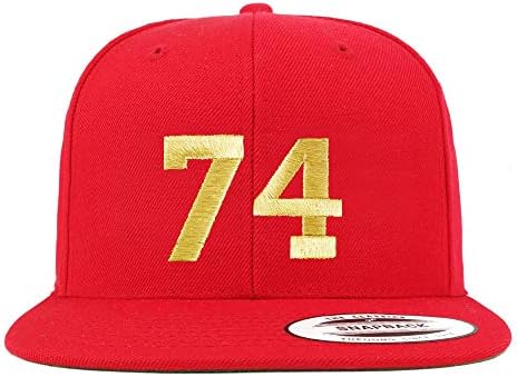 Kupite modnu odjeću od 74 do 74, bejzbolska kapa s ravnim vizirom ukrašena zlatnim koncem