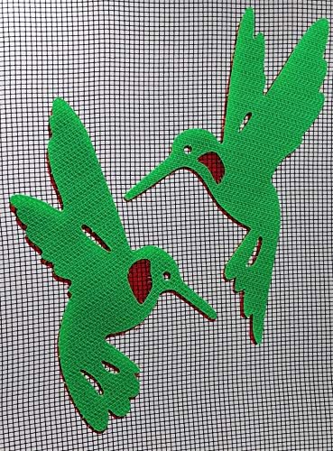Zaslonski akcenti Hummingbird 2,75x3.75 inčni crveni/zeleni 2 paket