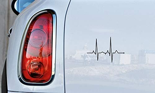 Heartbeat Line srčani monitor Verzija 1 Naljepnica naljepnica za naljepnicu za automobil vinil za automatske automobile kamioni vjetrobranskog