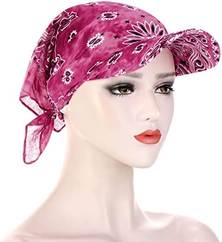 Šešir glava zaštita od sunca tisak vintage kapice lubanje na otvorenom pribor za odjeću Žene kape za kapu za žene za žene vanjske kape