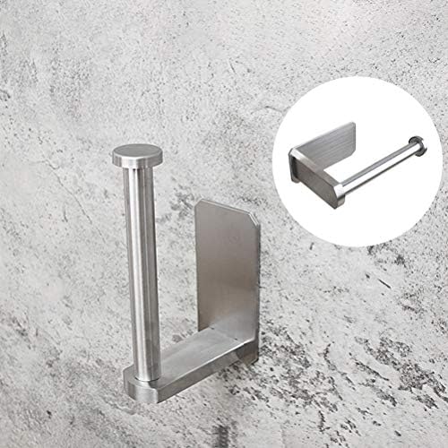 Cabilock 1pc držač od nehrđajućeg čelika toaletni papir okrugli držač za toalet s besplatnom instalacijom probijanja za kuhinju u kupaonici