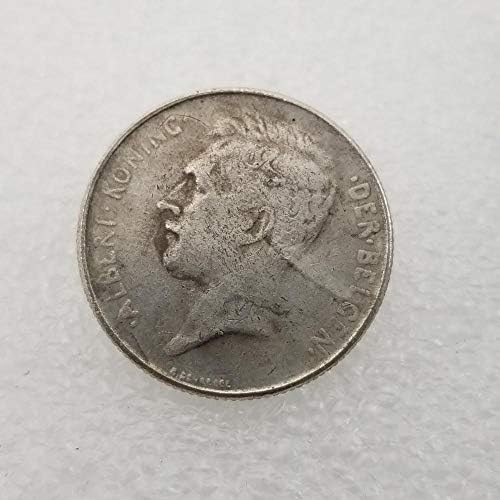 Crafts Belgija 1918. mjedeno srebrno srebro stare novčiće Memorijalna kolekcija kolekcija kolekcija kolekcija Komemorativna kovanica