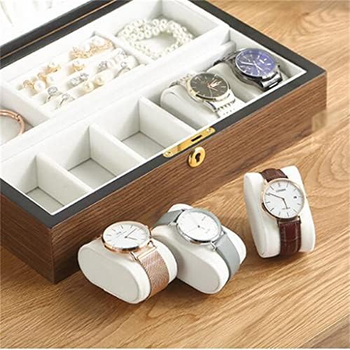 Dann Ring Vintage Lock Box Watch Nakit kutija orahova kutija za odlaganje zaključavanja nakita kutija za nakit za nakit za nakit