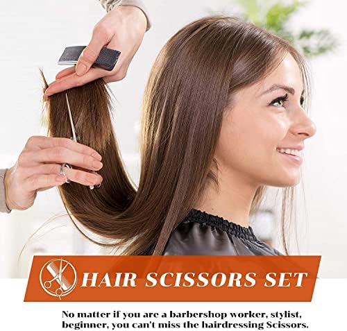 Škare za rezanje kose - Profesionalna kosa ravna škare - Alat za ravni rub za muškarce i žene - Izuzetno oštar i izdržljiv nehrđajući