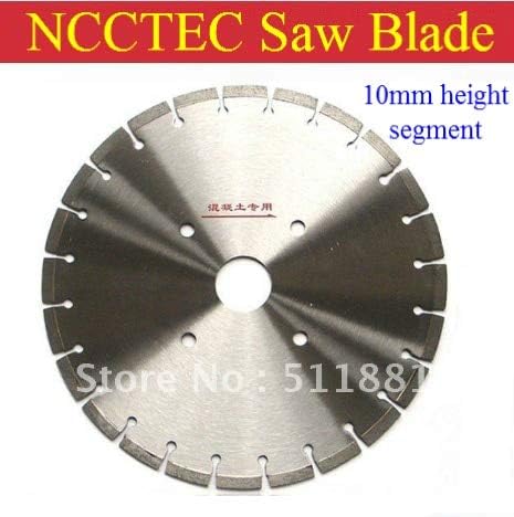 XUCUS [10 mm segment visine] 16 '' NccTec Premium Diamond Saw Blade | 400 mm betonski cementni kotači za rezanje ceste