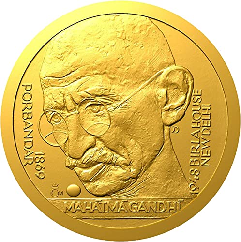 2023. de kult ličnosti Powercoin Mahatma Gandhi Zlatna medalja 2023. 3.49 Gr Proof