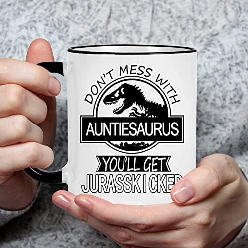 Ne zezajte se s tettiesaurusom, dobit ćete jurekirane šalice tettaesaurus šalica tettaesaurus šalica za kavu za kavu za rođendan darovi