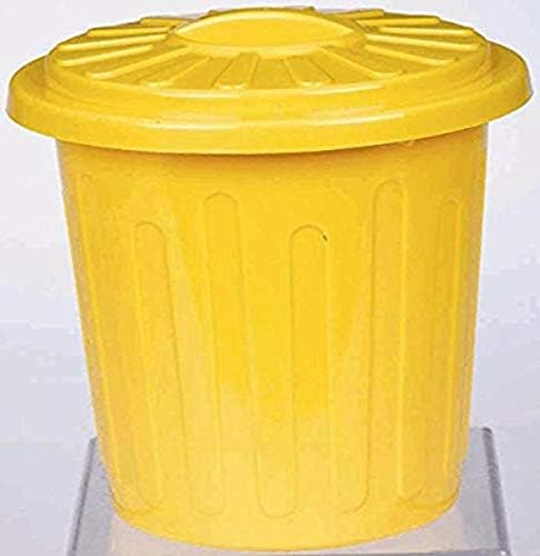 Plastična posuda za smeće / Žuta / Pribor za zabavu