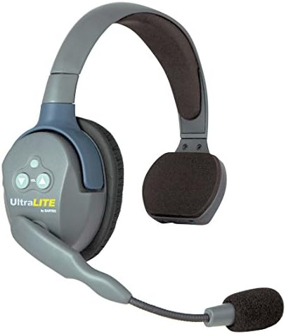 EARTEC UL422 Ultralit Full Dupleks bežični interkom 2-način komunikacijskog sustava-1 ULSM glavne slušalice s jednim ušima, 1 ULSR