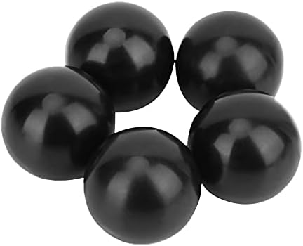 Wal prednji 5pcs ručica ručice s crnom kuglom, s bakrenom maticom M8 navoj, okrugla bakelitna ručka kvaka za pomicanje zupčanika