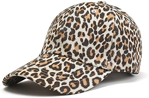 Ženske leopard šešire bejzbolske kape retro vintage podesivi remback nekonstruirani sportski šešir za muškarce žene žene