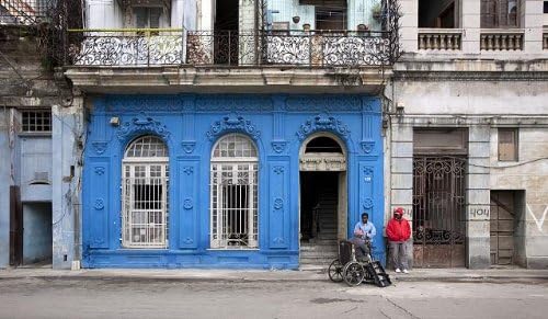 PovijesneFindings Foto: Šareno građevinsko fasada, Old Havana, Kuba, Carol Highsmith, fotograf, 2010