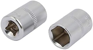 X-DERE 25 mm dugačak 1/4-inčni kvadratni pogon 11 mm 6 bod udarne utičnice 2pcs (25 mm de largo 1/4-inčni kvadratni pogon 11 mm 6 Puntos