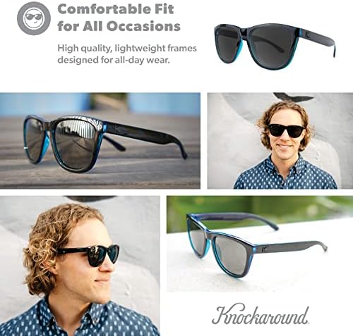 KnockAround Premium Polarizirane sunčane naočale za muškarce i žene - leće otporne na udarce i puna zaštita od UV400