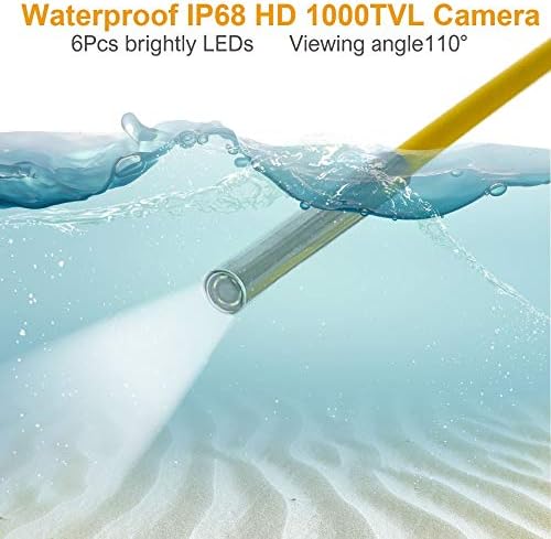 Video kamera za pregled cijevi od 20/50/100 m, industrijski endoskop za odvodnju kanalizacijskih cijevi od 6,5 mm