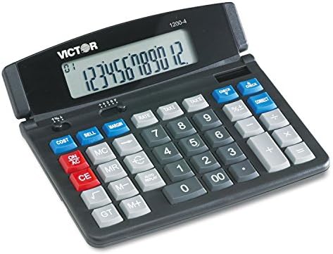 Victor 12004 1200-4 Poslovni radni kalkulator, 12-znamenkasti LCD