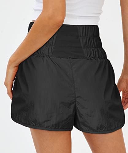 Autometrice ženske atletske kratke hlače s visokim strukom Elastično povremene ljetne kratke hlače brze suhe kratke gaćice za vježbanje