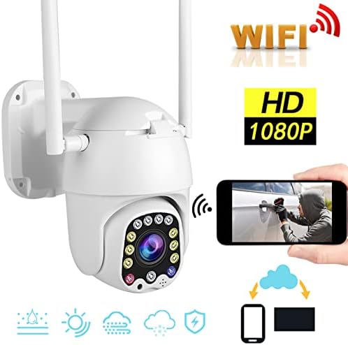 110-240V Inteligentni 1080p WiFi PTZ kamera 12LED vodootporna sigurnost CCTV