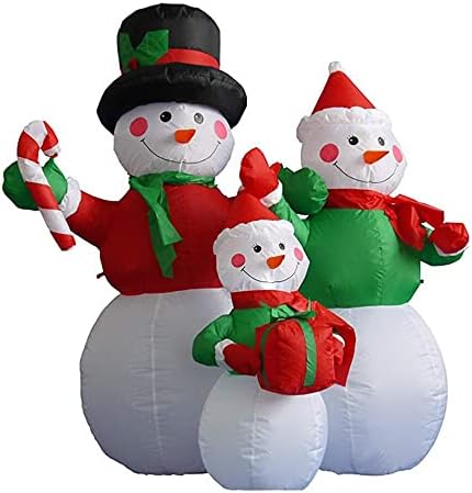 EESLL na napuhavanje božićnih ukrasa na otvorenom božićna igračka snjegovića na napuhavanje s ugrađenom zračnom pumpom za vanjski božićni