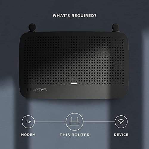 Linksys Wi-Fi 5 Smart mrežasti usmjerivač kućna mreža mreže Model AC1300, dvostruki bežični Gigabit Mesh usmjerivač, brze brzine do