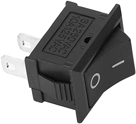 Walfront Rocker Switch 2 PIN 2 Switch Switch Rocker ON/OFF Plastic Industrial Accessories za industrijsku opremu i instrumente, kontrolni