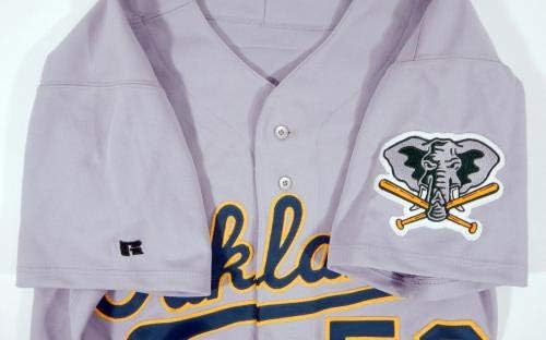 1993. Oakland Athletics Todd Revenig 56 Igra izdana POS Upotrijebljena siva dresa - Igra je koristio MLB dresove