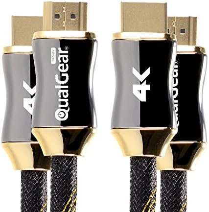 Qualgear 3 stopa-2 pakiranja HDMI Premium Certified 2,0 kabel s 24K zlatnim kontaktima, podržava 4K Ultra HD, 3D, 18Gbps, audio povratni