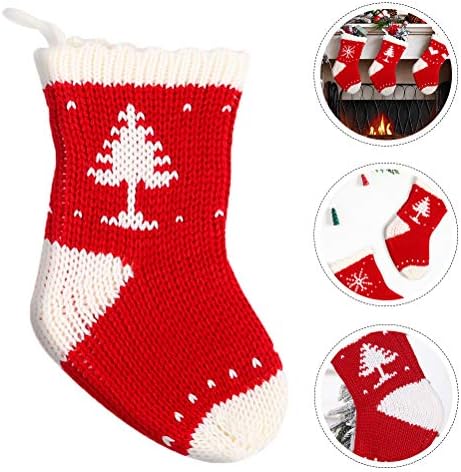 Lioobo 1 PC božićno drvce poklon čarapa kreativne torbe za skladištenje slatkiša viseći dekor božićni ukras kreativni pribor