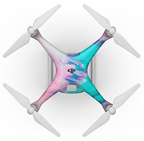 Dizajn Skinz Design Skinz mramorizirani ružičasti i plavi raj V432 naljepnica s cijelim tijelom kože kompatibilno s dronom DJI Mavic