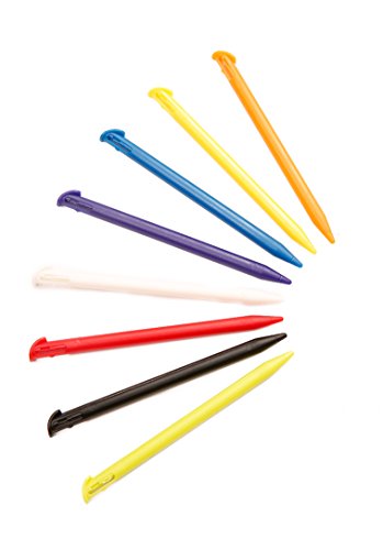 Boseen 16 PCS šarena plastična zamjenska olovka za zaslon osjetljivog na dodir, kompatibilna s Nintendo New 3DS XL, 3DS LL