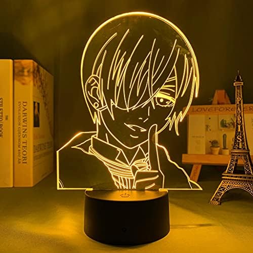 TFJS velike veličine 3D anime svjetiljka Akame ga ubiti esdese noćnu svjetlost za dekor spavaće sobe LED noćni lagani poklon waifu