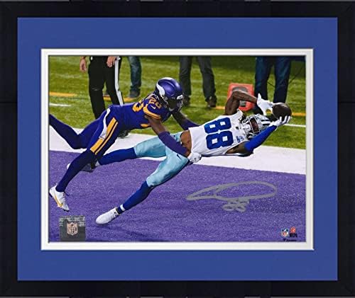 Uokvireni Ceedee Lamb Dallas Kauboji Autografirani 8 x 10 TD CATCH vs. Minnesota fotografija - Autografirane NFL fotografije