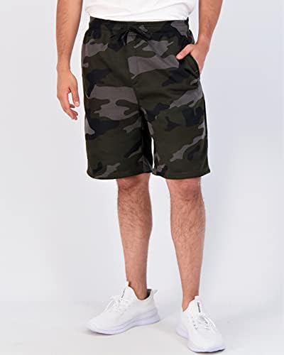 Pravi Essentials 3 Pack: Muški 9 Fleece Casual Lounge Athletic Shorts-Regular & velike veličine
