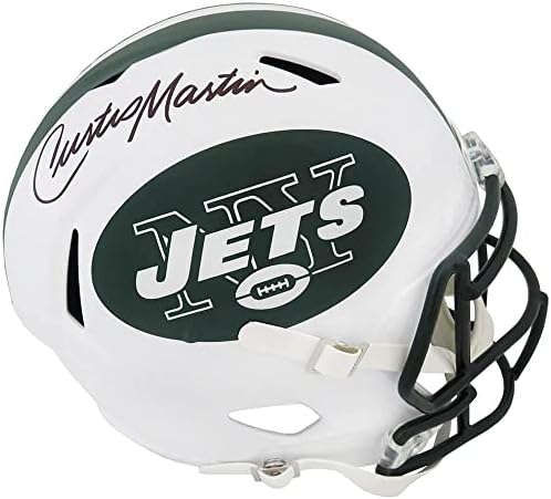 Curtis Martin potpisao je repliku kacige u punoj veličini - NFL kacige s autogramima