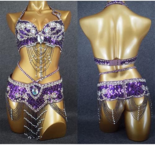 KLHHG ženski kostim za ples u obliku perle, nošenje grudnjaka+pojas set dame izvedbe/prakse kostimi