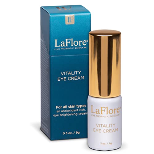 Laflore Vitality krema za oči - bogata, hidratantna, kožna krema za osvjetljavanje - za tamne krugove, linije i bora - protiv starenja,