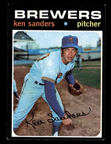 1971. Topps 116 Ken Sanders Milwaukee Brewers Ex Brewers