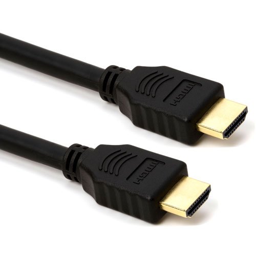 CMPLE - Crni veliki brzina HDMI 1.4 kabel s Ethernet 28AWG - 1,5 ft