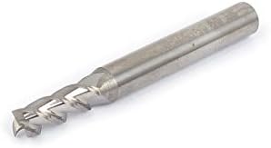 Aexit 5 mm 3 bitovi usmjerivača flaute cnc Bit volfram -čelični čelični striaght shank end end cutter rezač rub i žljebovi bitovi dugi