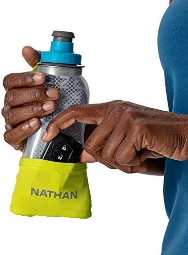 Nathan trči ručno stisak. Bez dodavanja podesivih remena. 12oz / 18oz / izolirano. Reflektirajuća hidratantna boca vode.