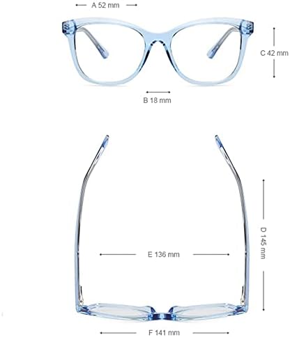 Resvio naočale za čitanje za žene plastične trendovske proljetne šarke čitači prozirni