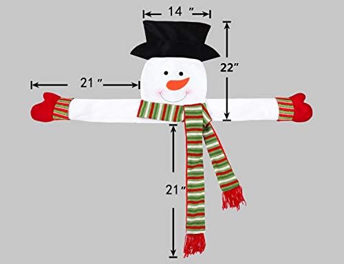 Božićno drvce Topper Snowman Top zagrljaj za božićne drveće odmor ukrasi zima čudesna zemlja ukrašavanje Novogodišnje ukrase ukrasi