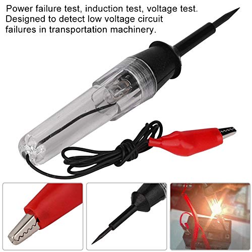 Olovka za ispitivanje automobila, 6-12-24V auto automatski električni napon Ispitivanje olovke Svjetla za ispitivanje lampica Sonda