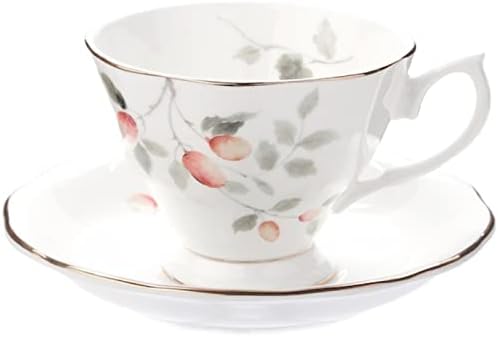 Deczpb ručno izrađena keramička šalica šalice za kavu i tanjur postavljen voćna keramička čaj čaj i tanjur postavljen tanjur zobeno