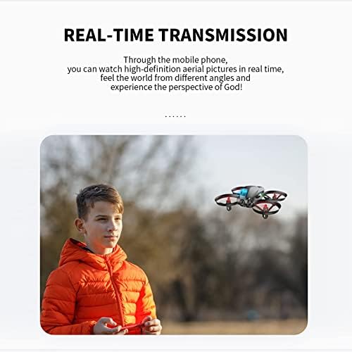 K10 Mini dron s dvostrukom 720p HD FPV kamerom, daljinsko upravljanje Cool igračka za djecu i početnike, način bez glave, visina drži